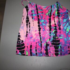 Multi Color Justice Swim Top Size 10 New